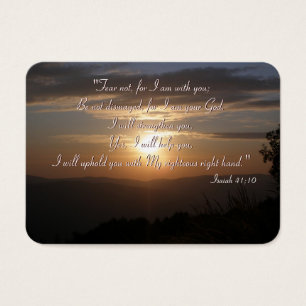Inspirador - Isaías 41; 10 - B. rechoncho Card