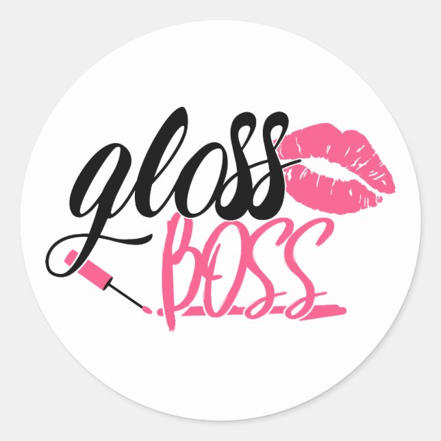 Inspirador maquillaje Artista ventas Pegatina cuad (Anverso)