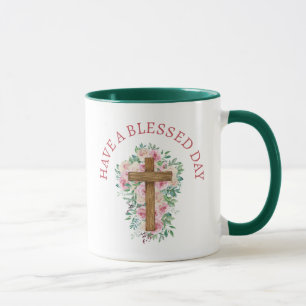 ¡Inspirador! Taza "Que tengas un día bendito"