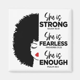 Inspiradora, ella es un imán cuadrado