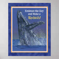 Inspiradora impresión de ballenas divertidas - Bor