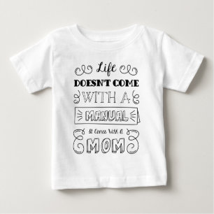 Inspirando la vida y la cita de mamá Camiseta co