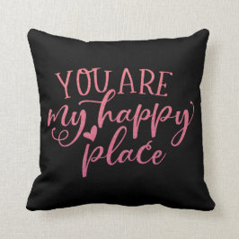 Inspirándole sea mi Cojín decorativo feliz del