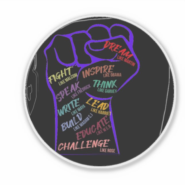 inspirar a Vinyl Pegatina (Anverso)