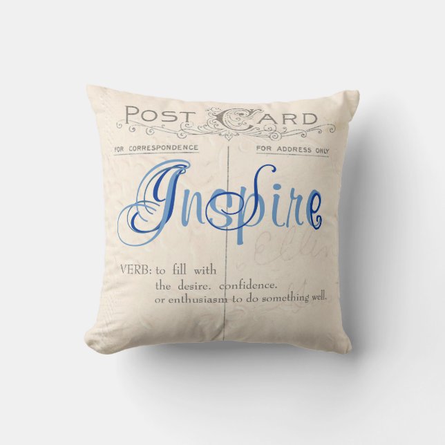 Inspirar Cojín decorativo (Anverso)