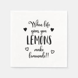 Inspirar cuando la vida te da lemas | Servilleta