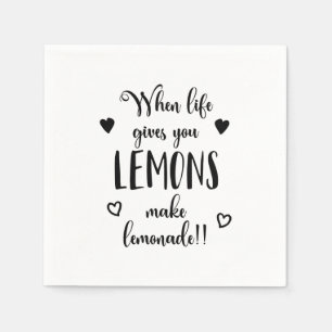 Inspirar cuando la vida te da lemas   Servilleta