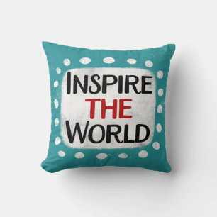 Inspirar el Cojín decorativo mundial