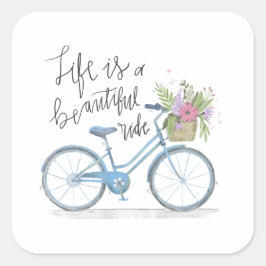 Inspirar la vida es un hermoso precinto Pegatina d