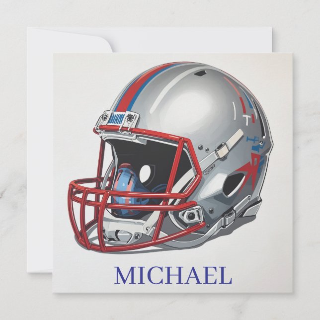Inspirational Motivational Football Helmet Name (Anverso)