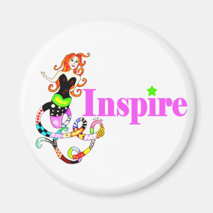 Inspire el imán "femenino" de la sirena