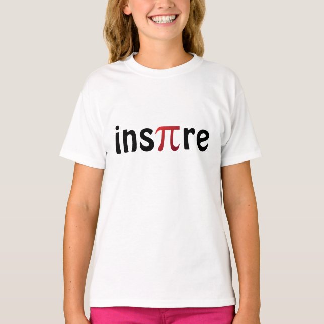 Inspire la camiseta del friki de la matemáticas (Anverso)