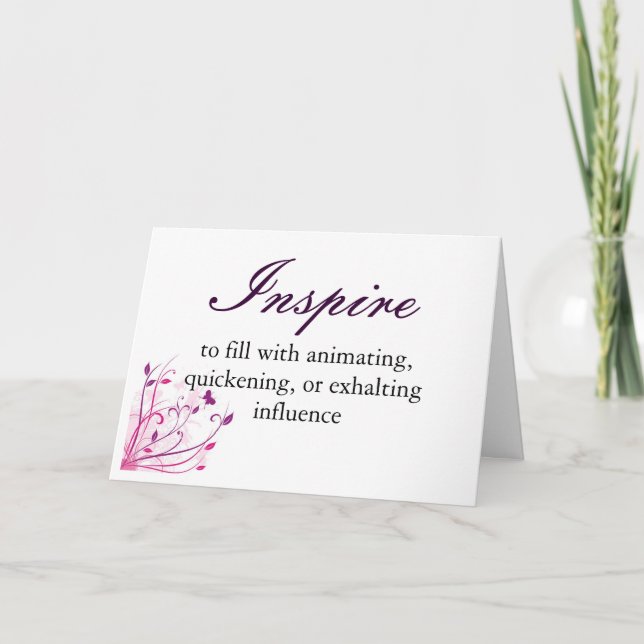 Inspire la tarjeta de definición (Anverso)