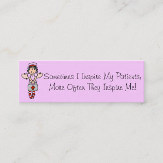 Inspire las tarjetas de visita