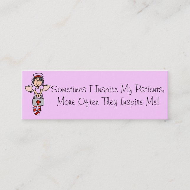 Inspire las tarjetas de visita (Anverso)