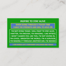 INSPIRE PARA MANTENER VIVO LA TARJETA DE PREVENCIÓ