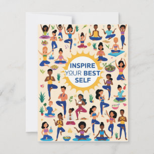 Inspire su mejor personalidad - Yoga diverso y bie