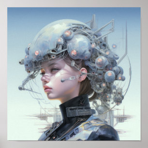 Inspire the Future - Futurista abstracto arte post