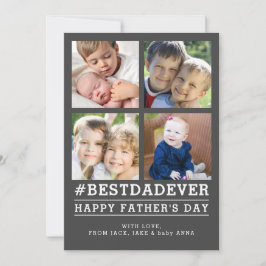 Instagram 4 Tarjeta del Día del Padre fotográfico