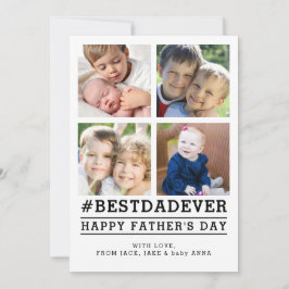 Instagram 4 Tarjeta del Día del Padre fotográfico