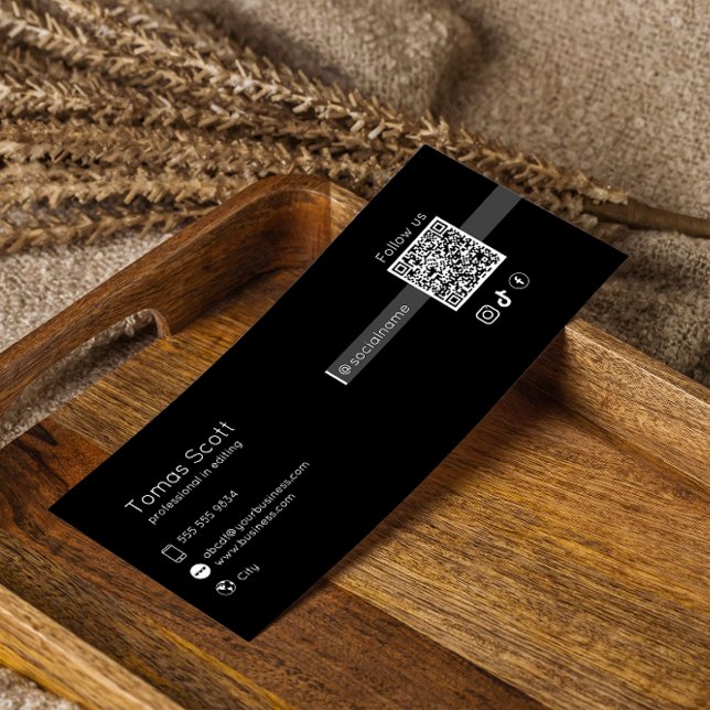 Instagram Síguenos Código Qr Negro (Instagram Follow Us Qr Code Black)