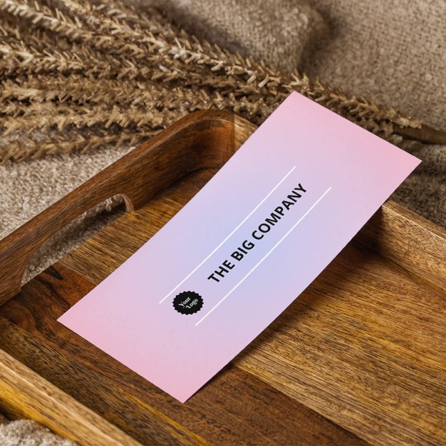 Instagram Síguenos Gradiente Holográfico De Código (Instagram Follow Us Qr Code Trendy Social Media Business Card)