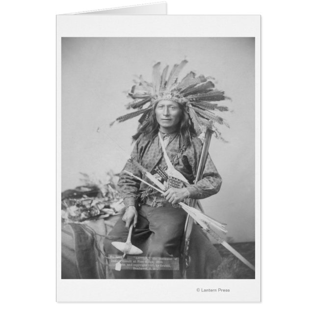 Instigador de la revuelta india en Pine (Frente)