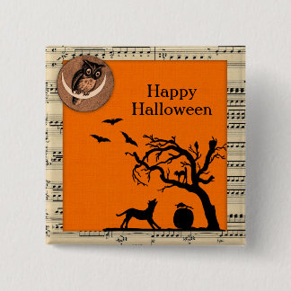 Instinto temático del botón de Halloween del