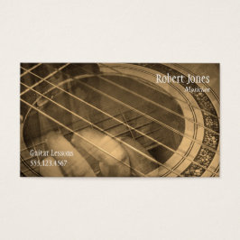 Instrucción de música de maestros de guitarra