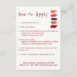 Instrucciones de aplicación de distribuidor de láp