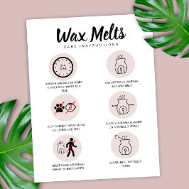 Instrucciones de aviso de tarjeta de cuidado de fu