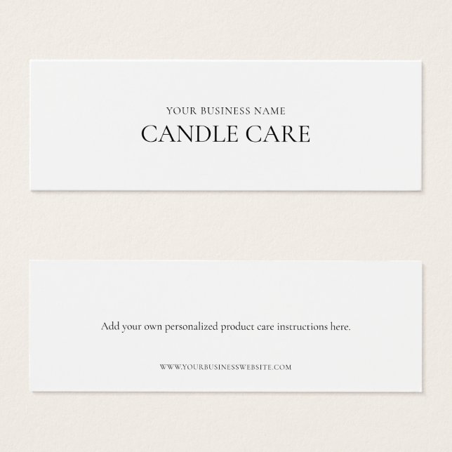 Instrucciones Mínimas Modernas De Atención Del Pro (Anverso y reverso)