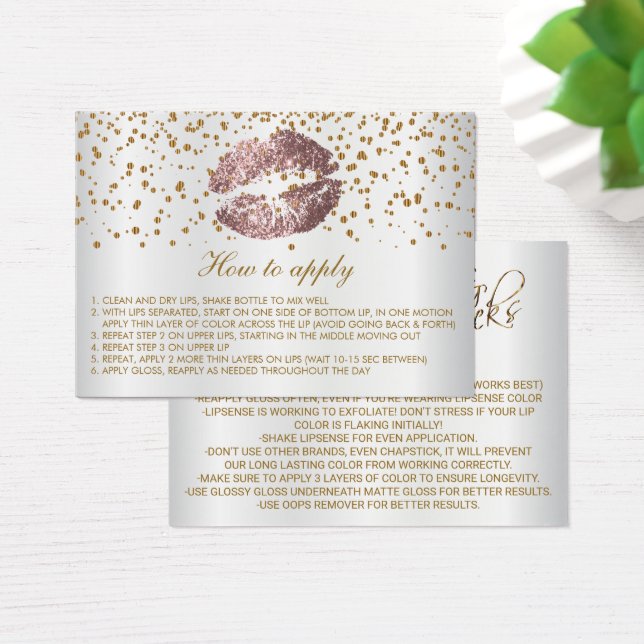 Instrucciones para la aplicación de Lips Rosa Dust (Escritorio)
