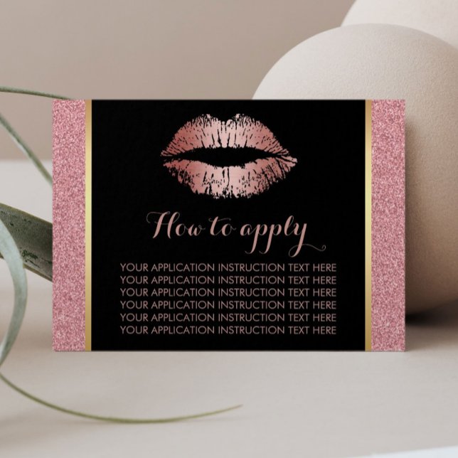 Instrucciones para la aplicación de los labios de  (Subido por el creador)