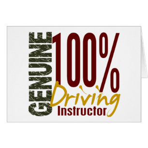 Instructor de conducción auténtico