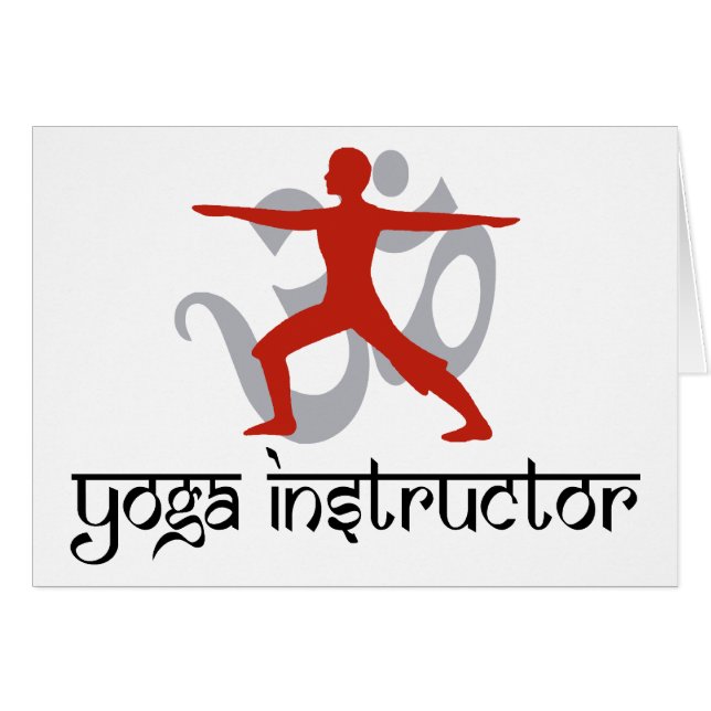 Instructor de la yoga (Anverso (Horizontal))
