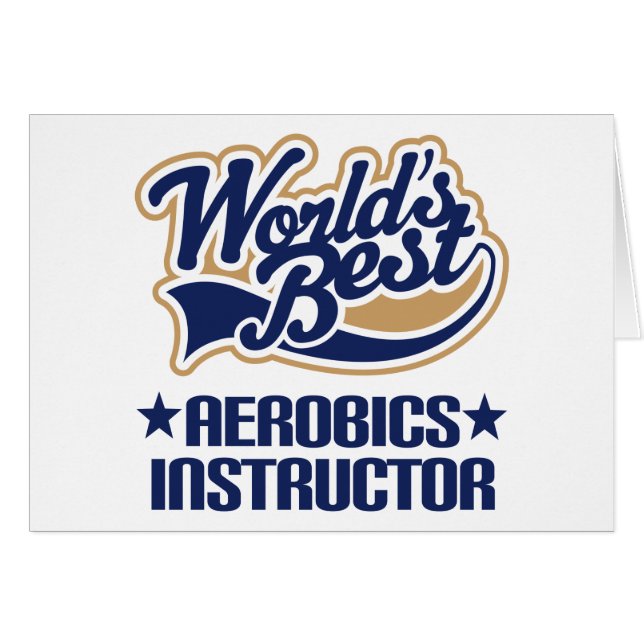 Instructor de los aeróbicos de los mundos del (Anverso (Horizontal))