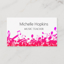 Instructor de Música para Tarjetas de Negocios