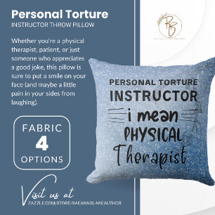 Instructor de Tortura Personal (PT) Almohada Cojín