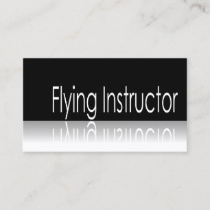 - Instructor del vuelo - tarjeta de visita