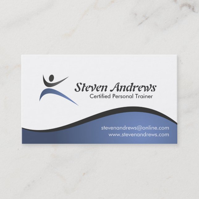 Instructor personal - tarjetas de visita (Anverso)