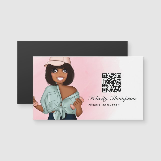 Instructora de Fitness de moda Mujer (Anverso/Reverso)