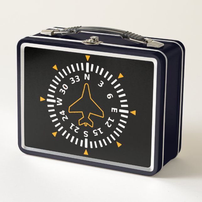Instrumento de vuelo de brújula para aeronaves (Anverso)