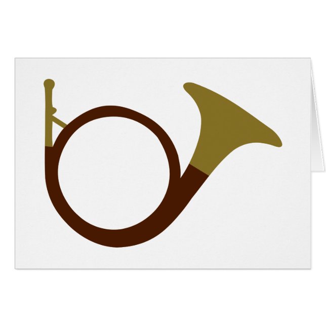 Instrumento del cuerno de caza (Anverso (Horizontal))