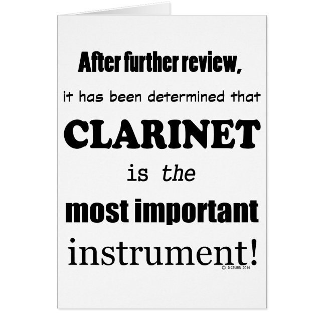 Instrumento más importante de Clarinet (Frente)