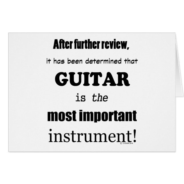Instrumento más importante de guitarra (Anverso (Horizontal))