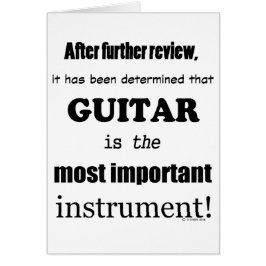 Instrumento más importante de guitarra