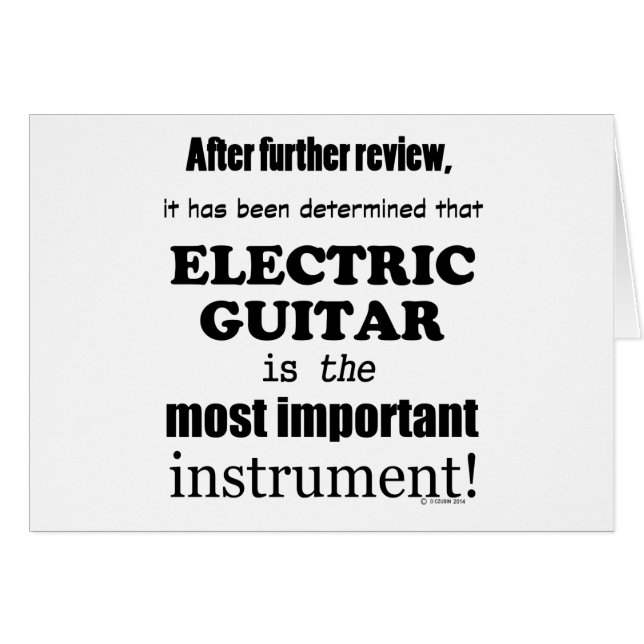 Instrumento más importante de guitarra eléctrica (Anverso (Horizontal))