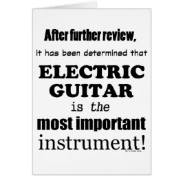 Instrumento más importante de guitarra eléctrica