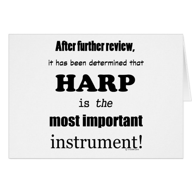 Instrumento más importante de Harp (Anverso (Horizontal))